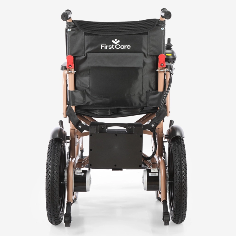 SILLA DE RUEDAS ELECTRICA COMFORT PREMIUM - MARRON - 4