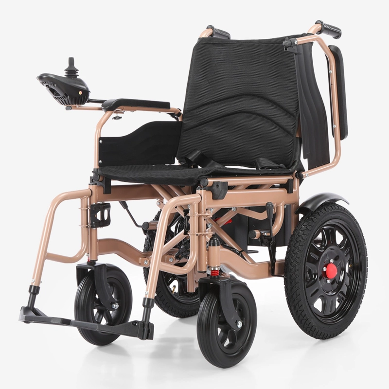SILLA DE RUEDAS ELECTRICA COMFORT PREMIUM - MARRON - 6