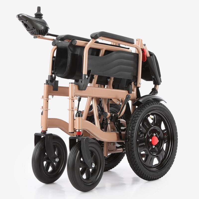 SILLA DE RUEDAS ELECTRICA COMFORT PREMIUM - MARRON - 8