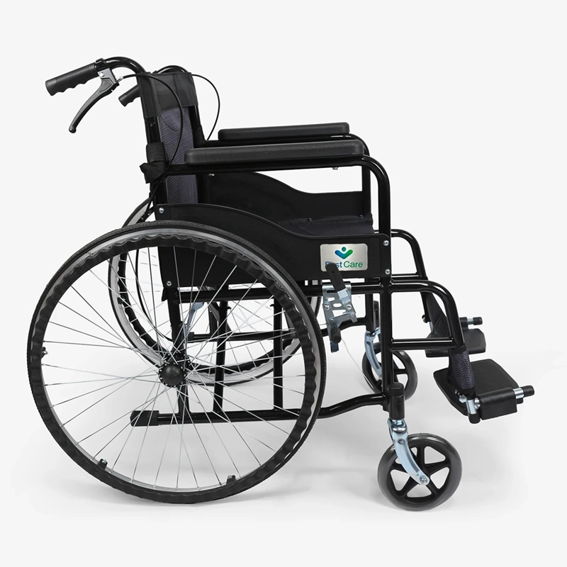 SILLA DE RUEDAS ULTRA LIVIANA PREMIUM - NEGRO - 2