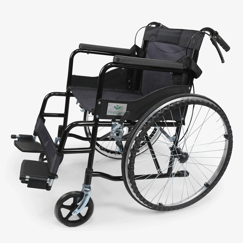 SILLA DE RUEDAS ULTRA LIVIANA PREMIUM - NEGRO - 3