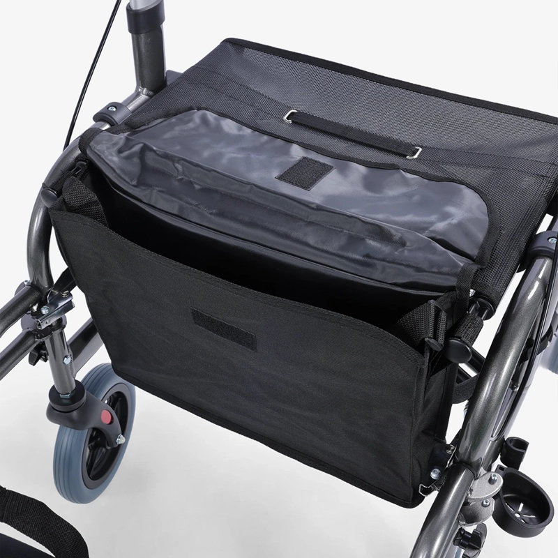 ANDADOR 4 RUEDAS CANASTO ASIENTO Y REPOSAPIE S PRO - 2