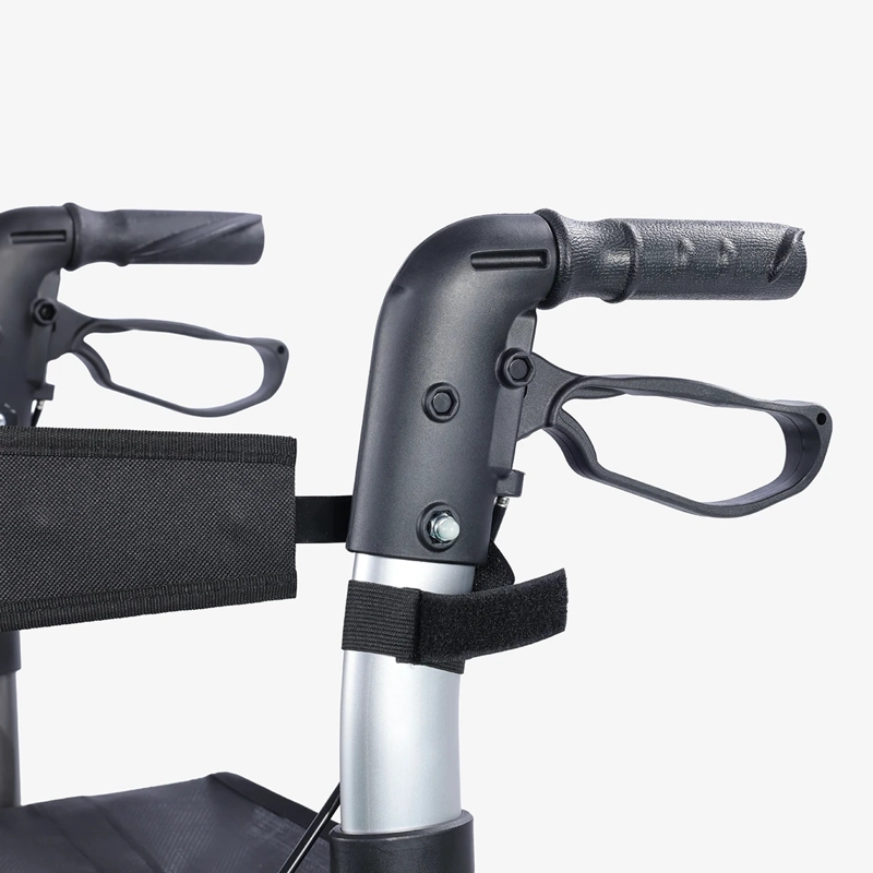 ANDADOR 4 RUEDAS CANASTO ASIENTO Y REPOSAPIE S PRO - 5