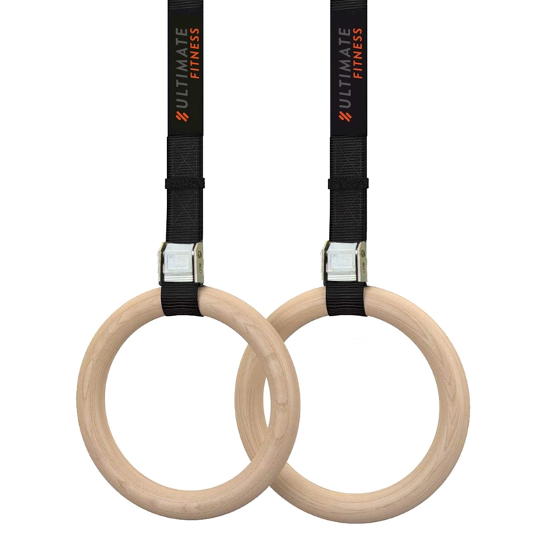 ANILLAS ULTIMATE FITNESS DE MADERA - 1