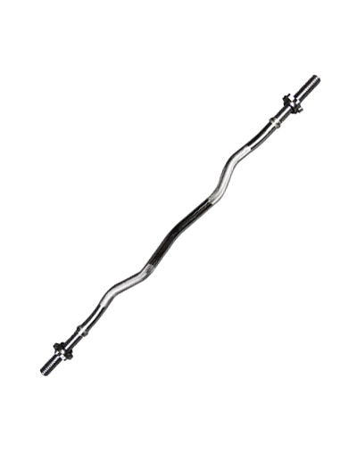 BARRA PRE OLIMPICA ULTIMATE FITNESS ACERO 6 KG CURVA Z - 1