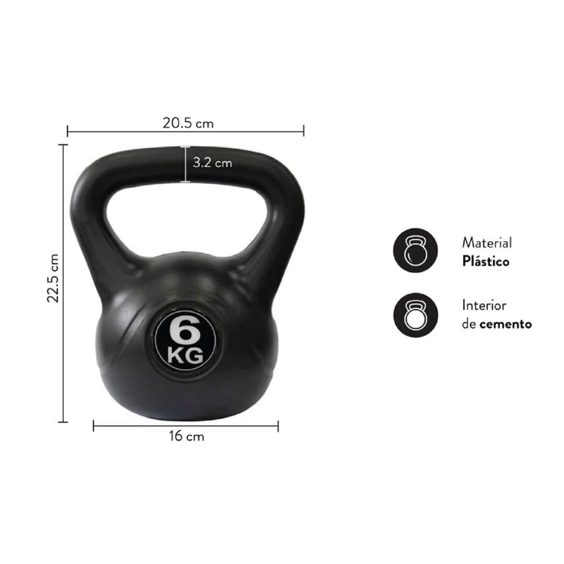 KETTLEBELL – PESA RUSA 6 KG - 2