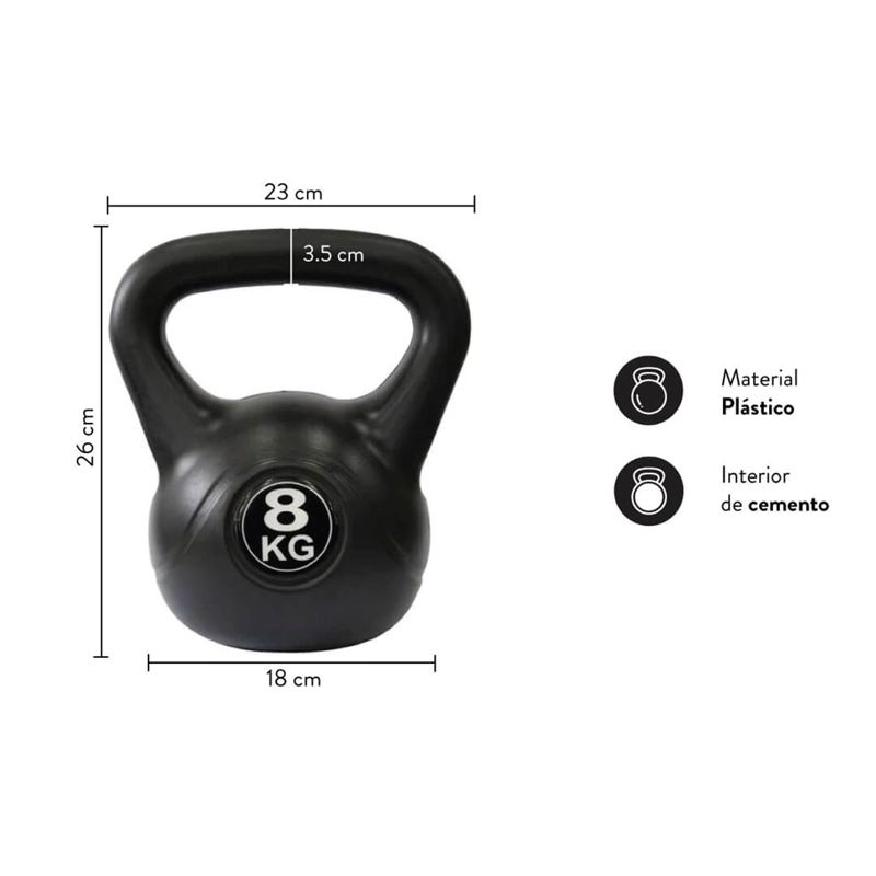 KETTLEBELL – PESA RUSA 8 KG - 2