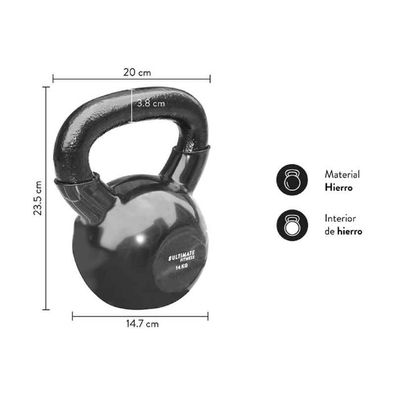 KETTLEBELL PRO – PESA RUSA 14 KG - 2