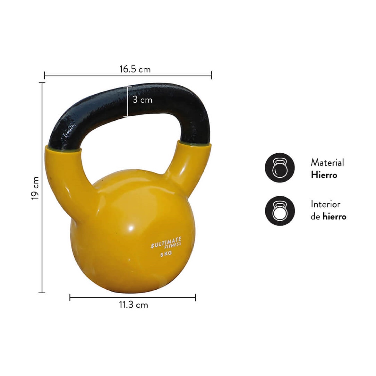 KETTLEBELL PRO – PESA RUSA 6 KG - 2
