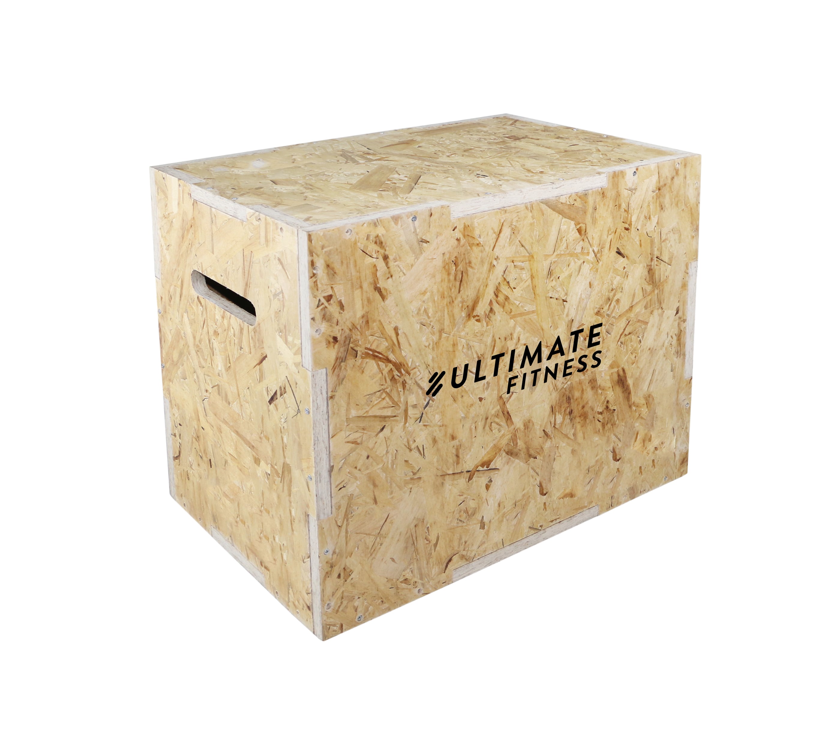 CAJÓN PLIOMÉTRICO SALTO - 40X50X60 CM JUMP BOX MARRON - 1