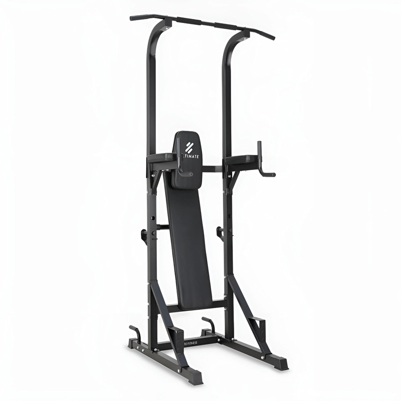MÁQUINA ULTIMATE FITNESS EDB1 ESTACIÓN DOMINADAS PARALELAS MULTIFUNCIÓN PRO CON BANCA - 12