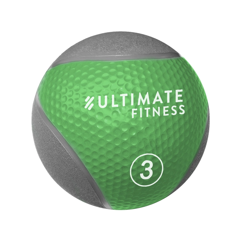 BALÓN MEDICINAL ULTIMATE FITNESS CON REBOTE PRO 3 KG - 1