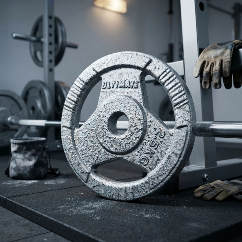 DISCO ULTIMATE FITNESS ACERO 2.5 KG CON AGARRES - 4
