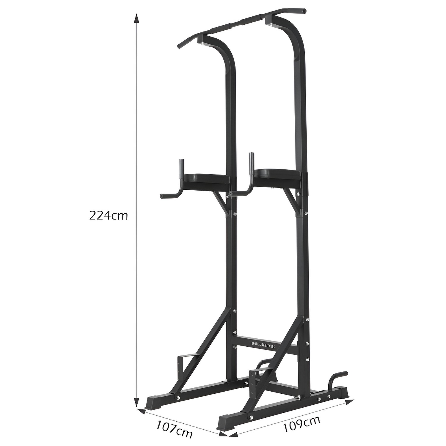 MÁQUINA ULTIMATE FITNESS ED1 ESTACIÓN DOMINADAS PRO MULTIFUNCIÓN - 10