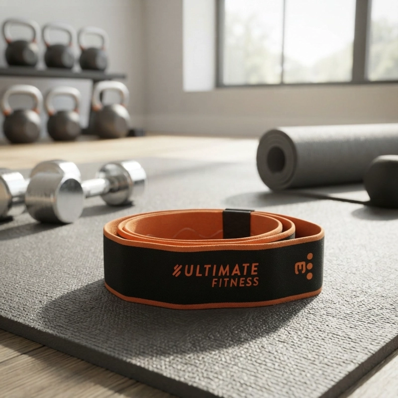 BANDA ELÁSTICA ULTIMATE FITNESS HIP LOOP R3 – GLUTE – BOOTY NARANJA - 4