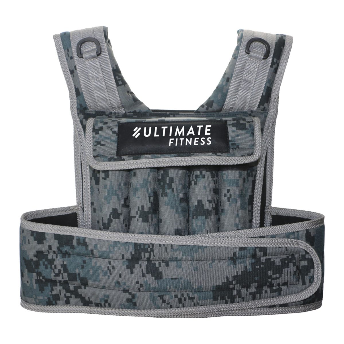 CHALECO PESO 20 KG INTERCAMBIABLE PRO CAMUFLAJE - 1