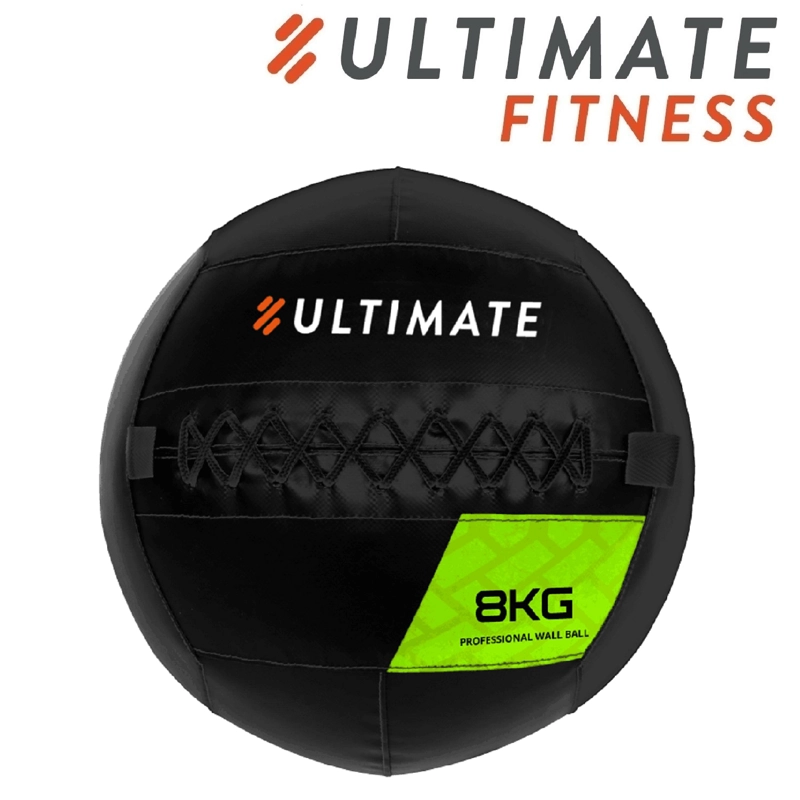 BALÓN MEDICINAL ULTIMATE FITNESS WALL BALL PRO 8 KG - 2