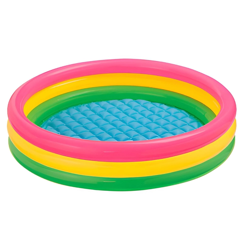 PISCINA INFLABLE INTEX 3 AROS AZUL 1.47M X 33 CM - 1