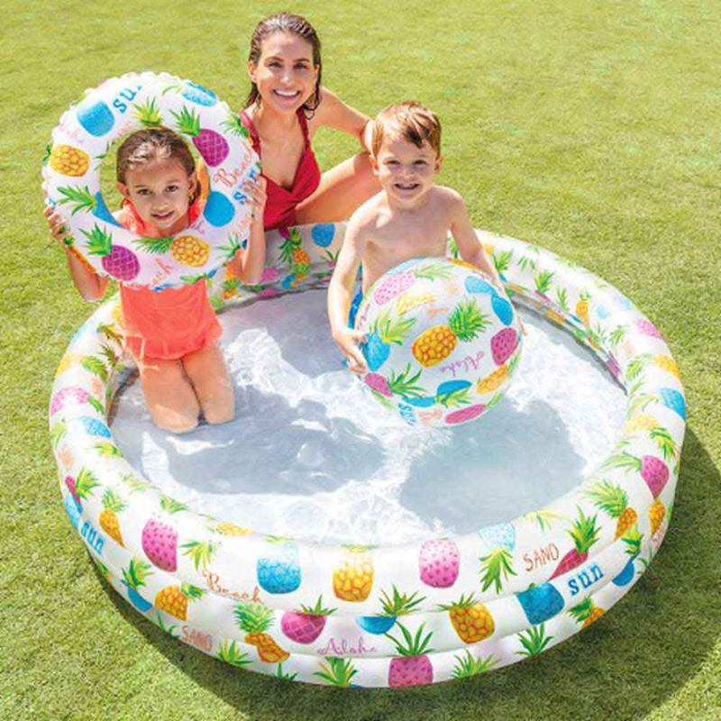 PISCINA INTEX FS1X28 FRUTAS SPLASH SET INFLABLE 1.32M X 28 CM - 2