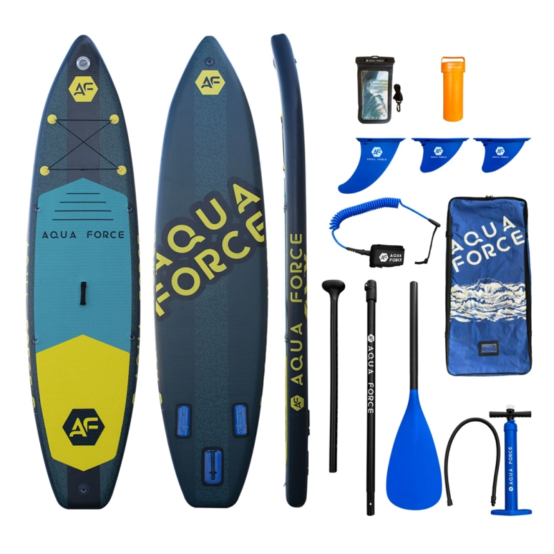 TABLA STAND UP PADDLE AQUA FORCE PVC 11’6” KAUAI DOBLE CAPA - 4