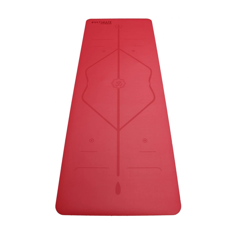 MAT DE YOGA PREMIUM PU NATURAL RUBBER 5 MM ROJO - 1
