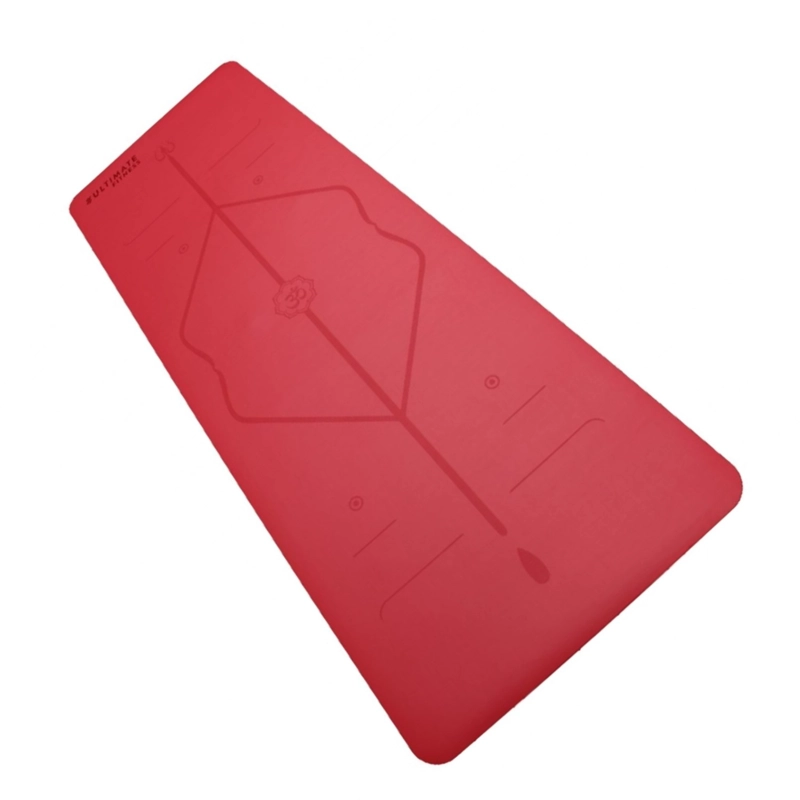MAT DE YOGA PREMIUM PU NATURAL RUBBER 5 MM ROJO - 2