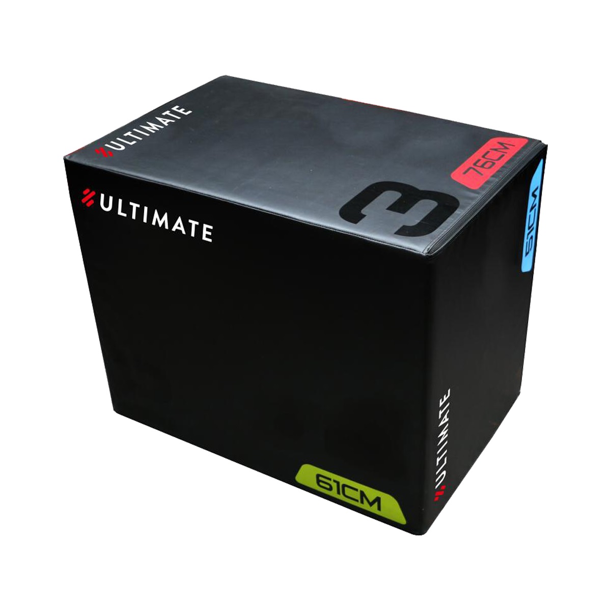 CAJÓN ULTIMATE FITNESS PLIOMETRICO SALTO ELITE ANTIDESLIZANTE ESPUMA 50X60X75CM JUMP BOX - 1