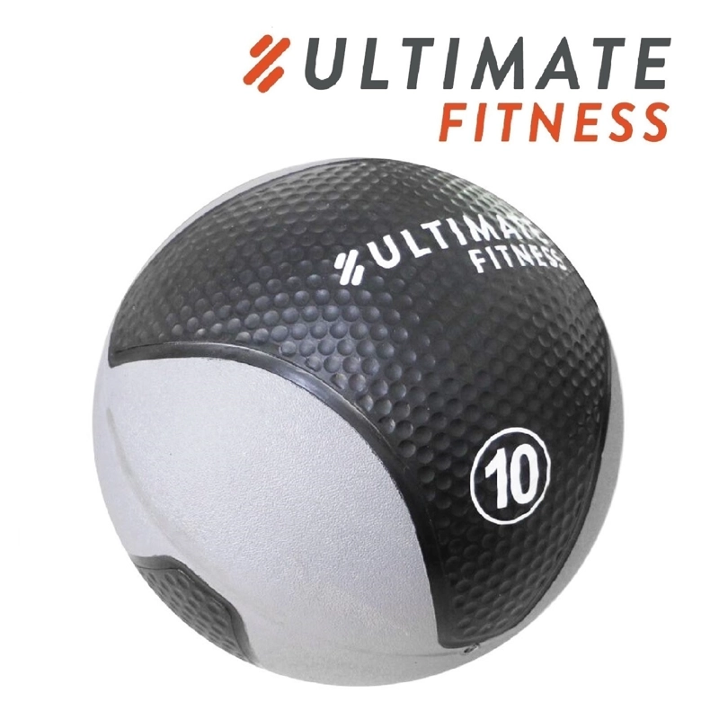 BALÓN MEDICINAL ULTIMATE FITNESS CON REBOTE PRO 10 KG - 2
