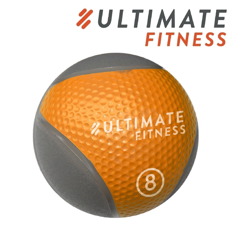 BALÓN MEDICINAL ULTIMATE FITNESS CON REBOTE PRO 8 KG - 2