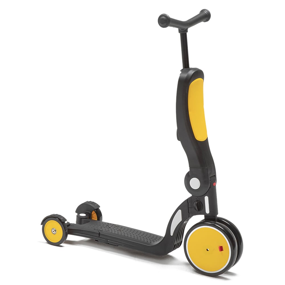 SCOOTER KANGGU MONOPATÍN PLEGABLE NIÑO 5 EN 1 AMARILLO - 1
