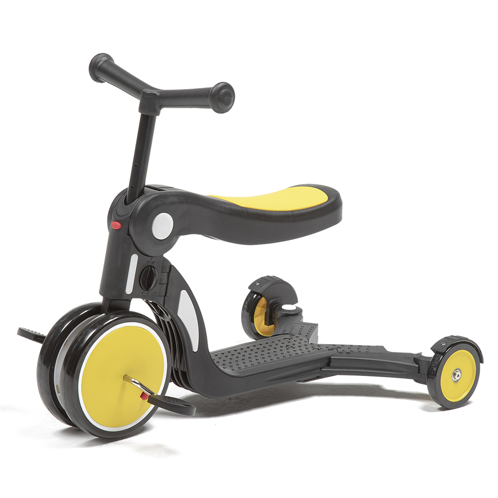SCOOTER KANGGU MONOPATÍN PLEGABLE NIÑO 5 EN 1 AMARILLO - 2