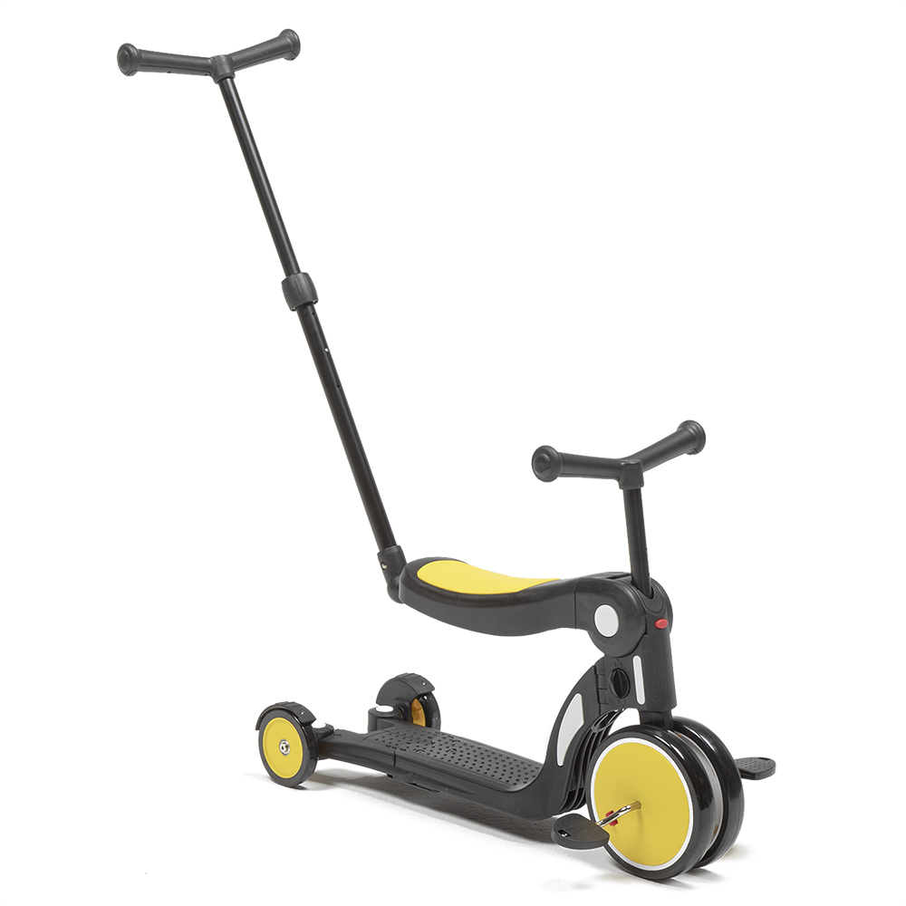 SCOOTER KANGGU MONOPATÍN PLEGABLE NIÑO 5 EN 1 AMARILLO - 3