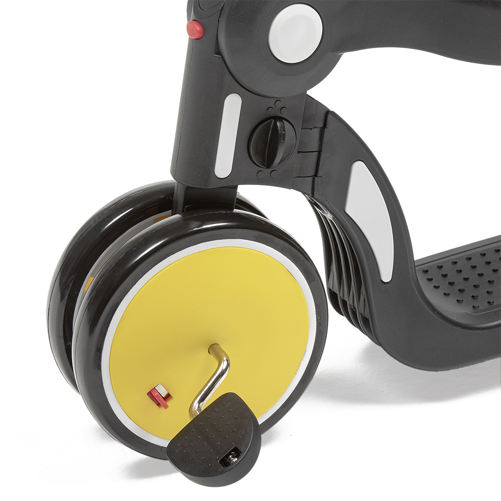 SCOOTER KANGGU MONOPATÍN PLEGABLE NIÑO 5 EN 1 AMARILLO - 4