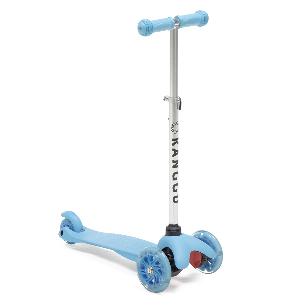 SCOOTER KANGGU MONOPATÍN PLEGABLE LUZ LED NIÑO S1 AZUL - 1