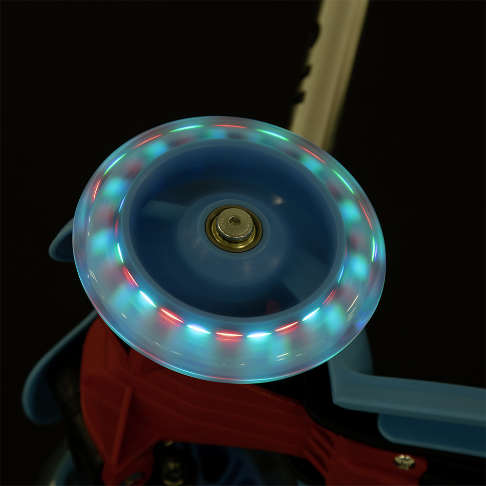 SCOOTER KANGGU MONOPATÍN PLEGABLE LUZ LED NIÑO S1 AZUL - 3