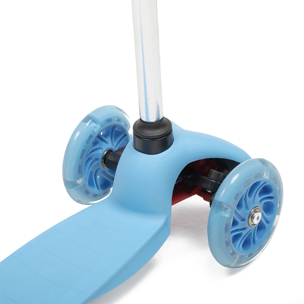 SCOOTER KANGGU MONOPATÍN PLEGABLE LUZ LED NIÑO S1 AZUL - 4