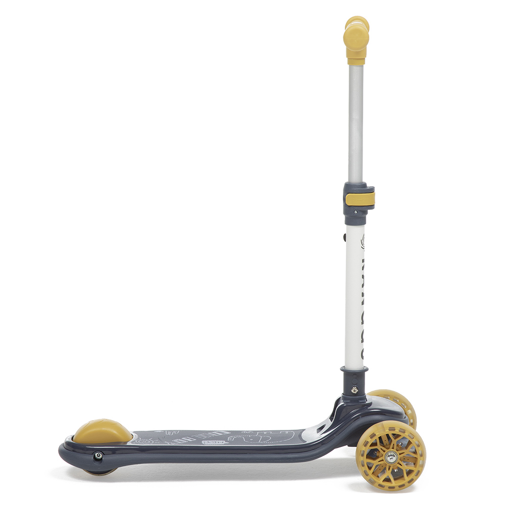 SCOOTER KANGGU MONOPATÍN PLEGABLE LUZ LED NIÑO S2 AZUL OSCURO - 2