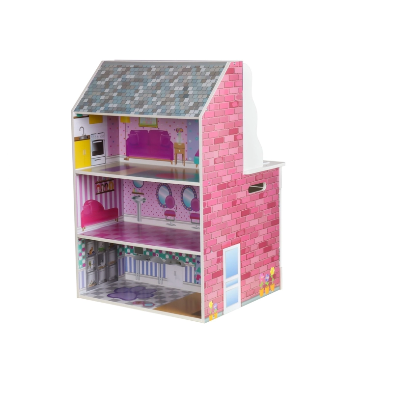 CASA MUÑECAS KANGGU ROSADO – COCINA 2 EN 1 - 2