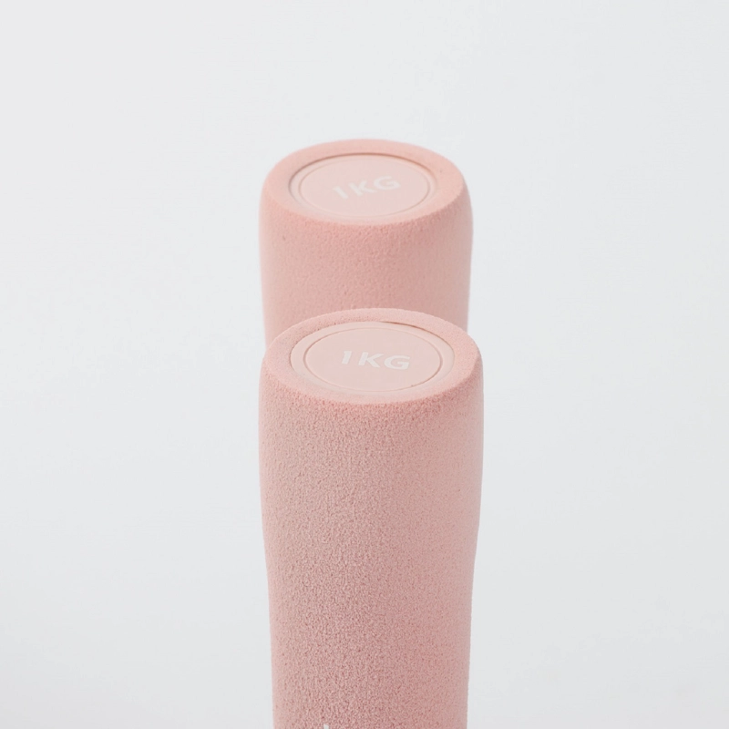 MANCUERNAS ULTIMATE FITNESS HIERRO 2 KG AERÓBICAS 1 (PAR) ROSADO - 4
