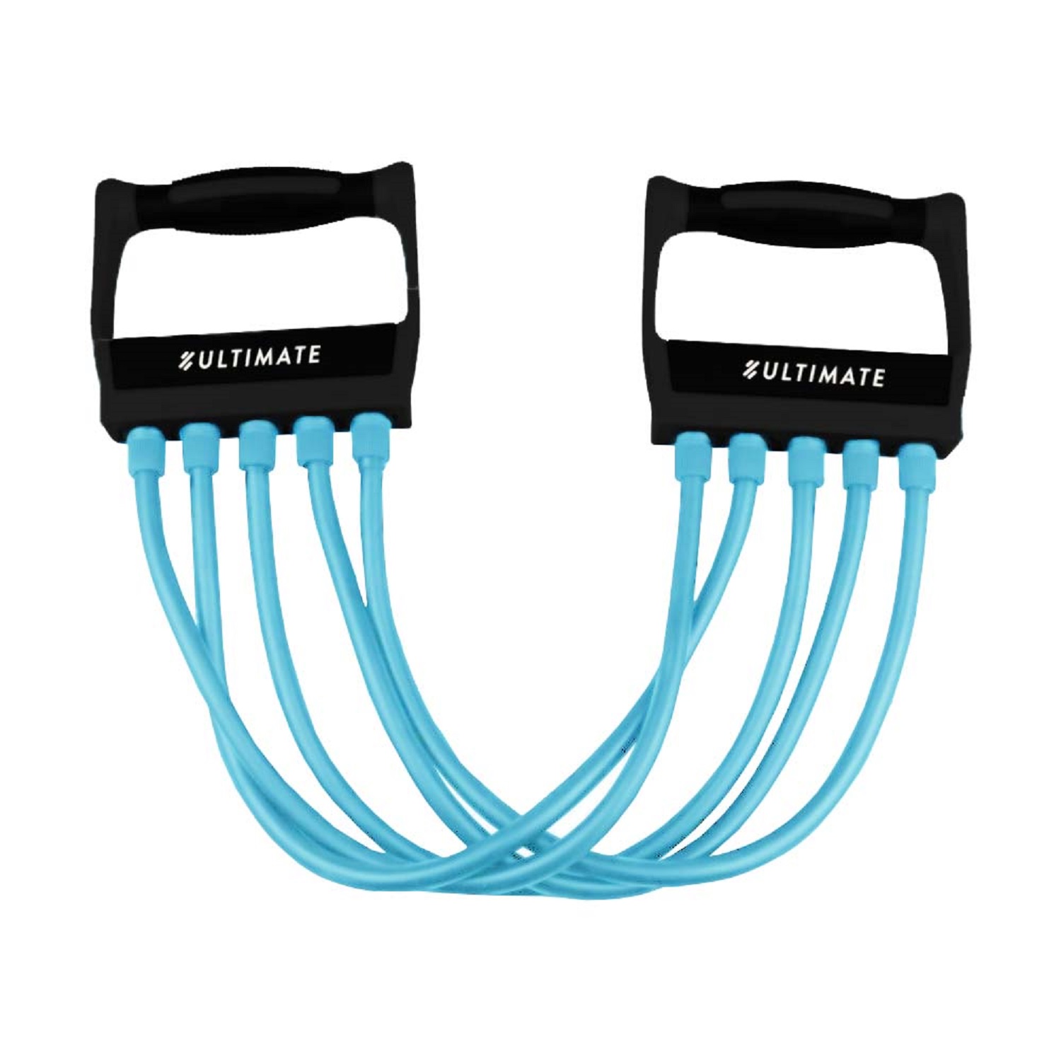 BANDAS ELÁSTICAS DE RESISTENCIA ULTIMATE FITNESS TUBULARES CON MANILLAS - 1