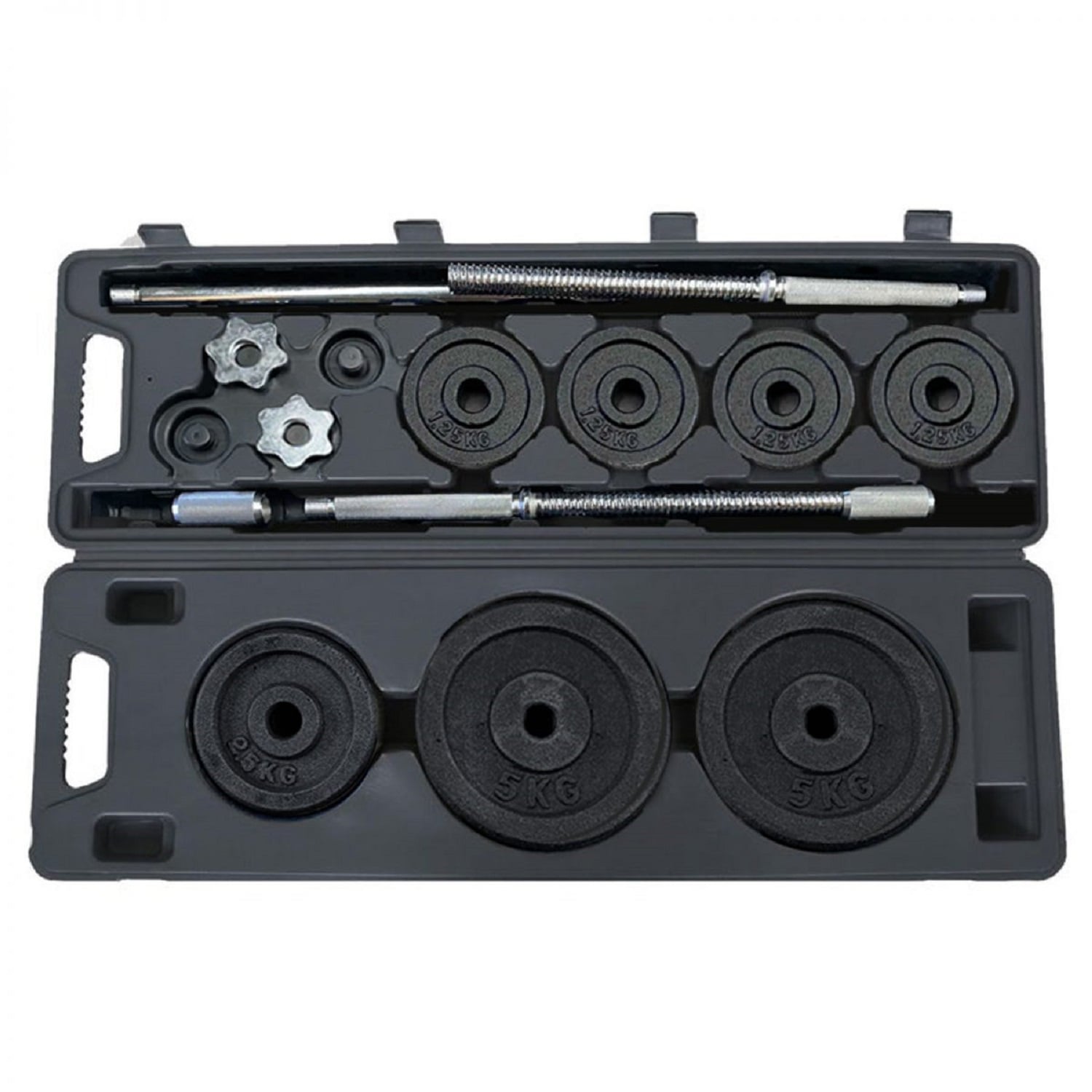 SET MANCUERNAS – BARRA 30 KG PRO - 1