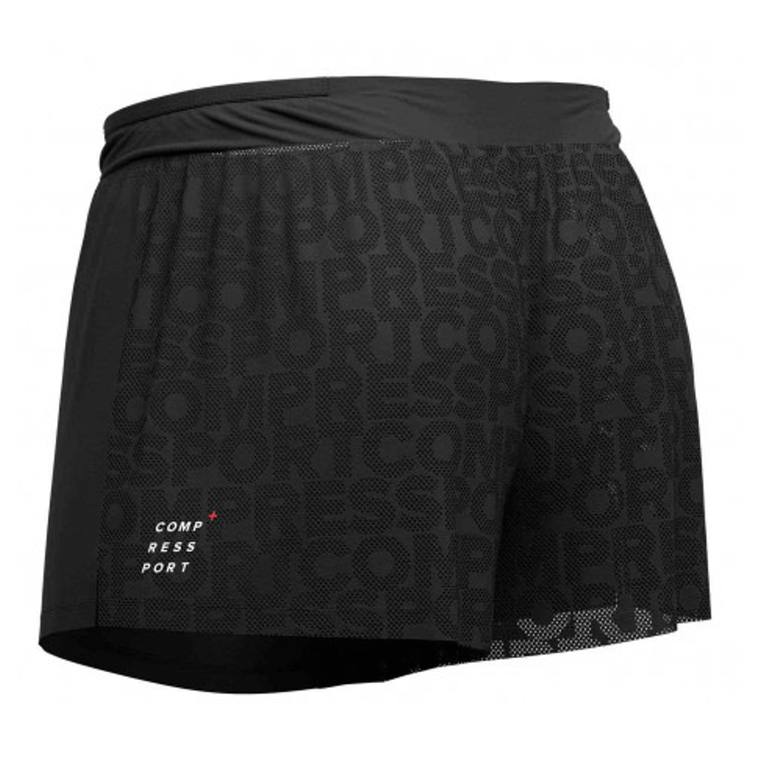 RACING SPLIT SHORT BLACK- SHORT DEPORTIVO XL - 2
