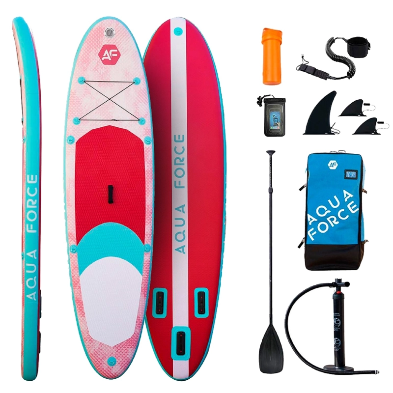 STAND UP PADDLE INFLABLE 10'6'' PINK - DOBLE CAPA - 3