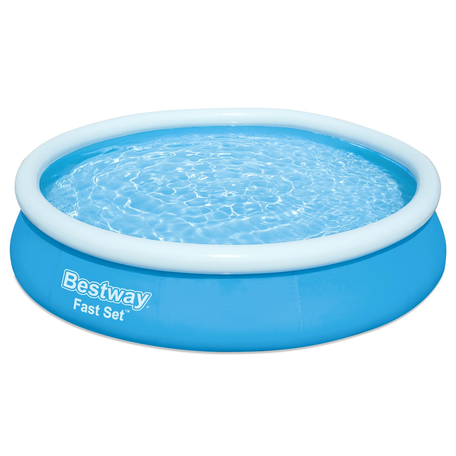 PISCINA BESTWAY REDONDA INFLABLE FAST SET 3.66M X 76 CM 3 CAPAS - 1