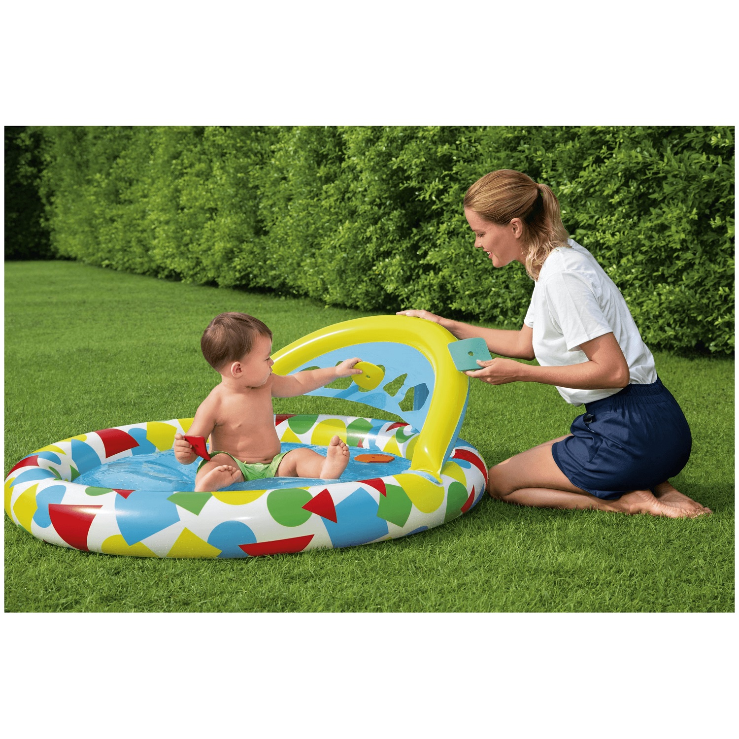 PISCINA INFLABLE BESTWAY APRENDE A CHAPOTEAR 120 X 117 X 46 CM - 2