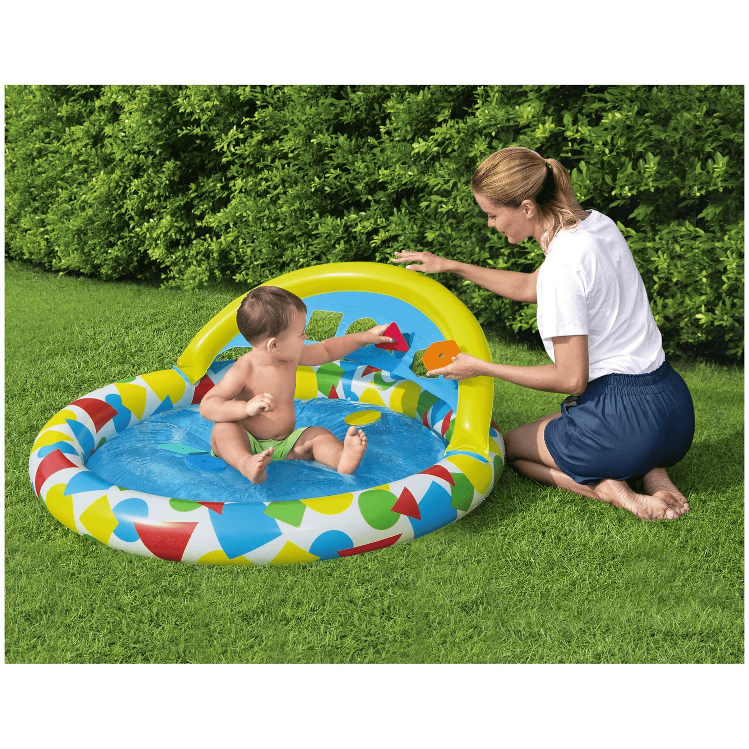 PISCINA INFLABLE BESTWAY APRENDE A CHAPOTEAR 120 X 117 X 46 CM - 3
