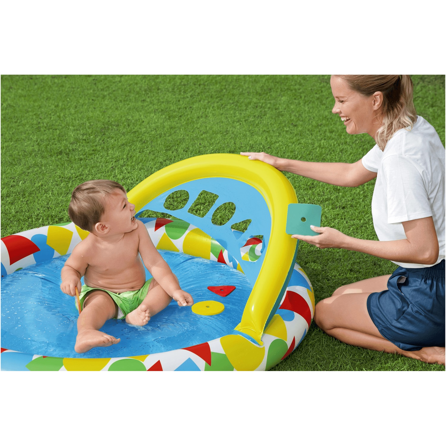 PISCINA INFLABLE BESTWAY APRENDE A CHAPOTEAR 120 X 117 X 46 CM - 4