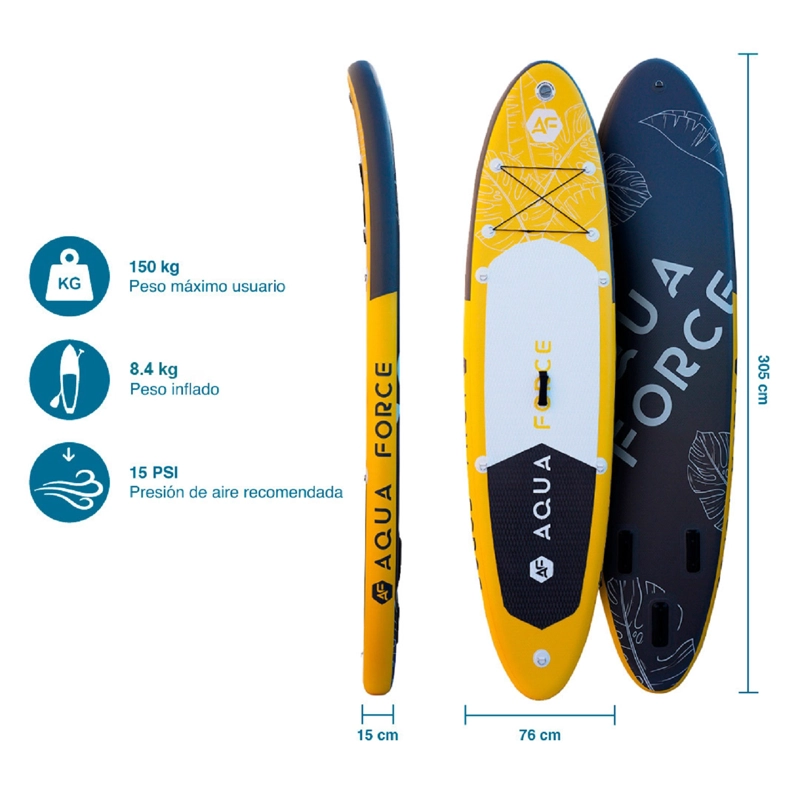 STAND UP PADDLE INFLABLE 10'0'' ISLAND - DOBLE CAPA - 3