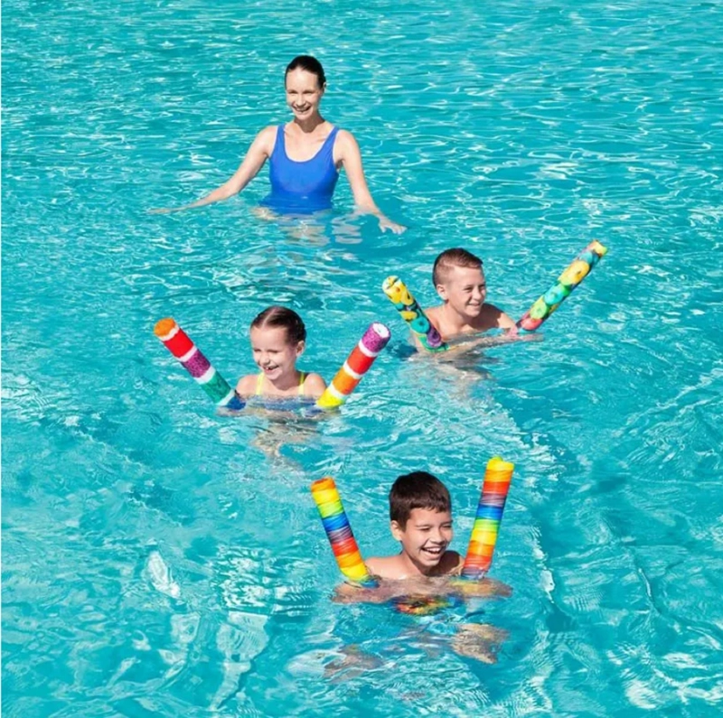 TUBO FLOTADOR BESTWAY TALLARÍN DE PISCINA CON DISEÑO RAINBOW 1.22 M - 2