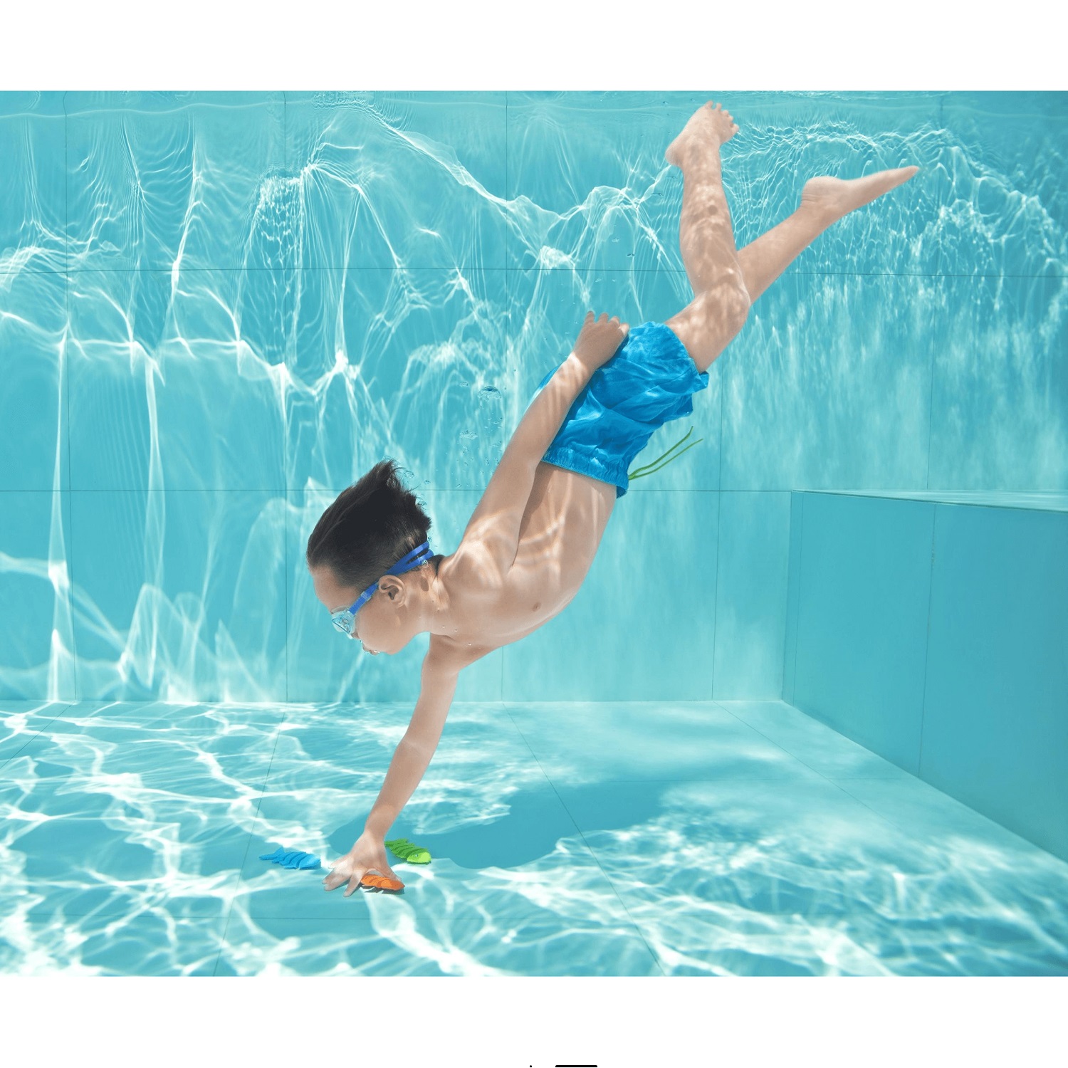 FIGURAS ANIMADAS BESTWAY PECES BUCEO NATACIÓN PBN - 4